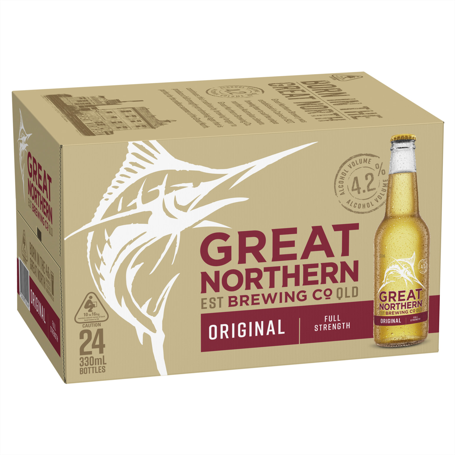 Great Northern Super Crisp Stubbies 330mL 24 Pack Wine Co NSW Wine 